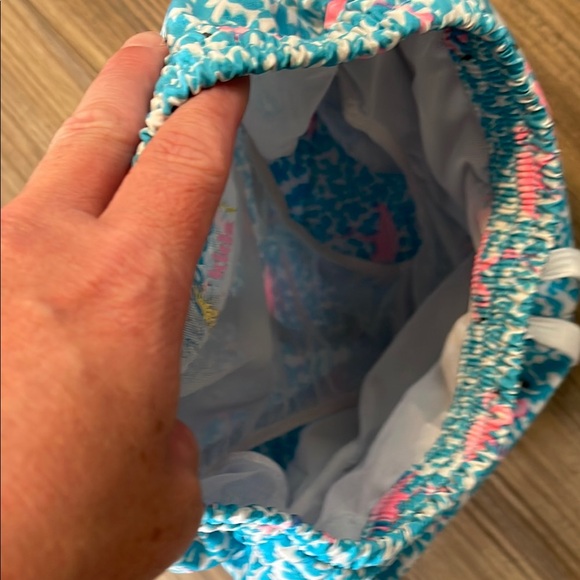 Chubbies Teal and Pink Flamingo Swim Shorts kids size 5 - Picture 8 of 8